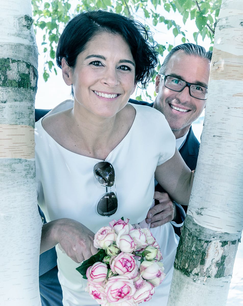 Hochzeitsfoto-Birke