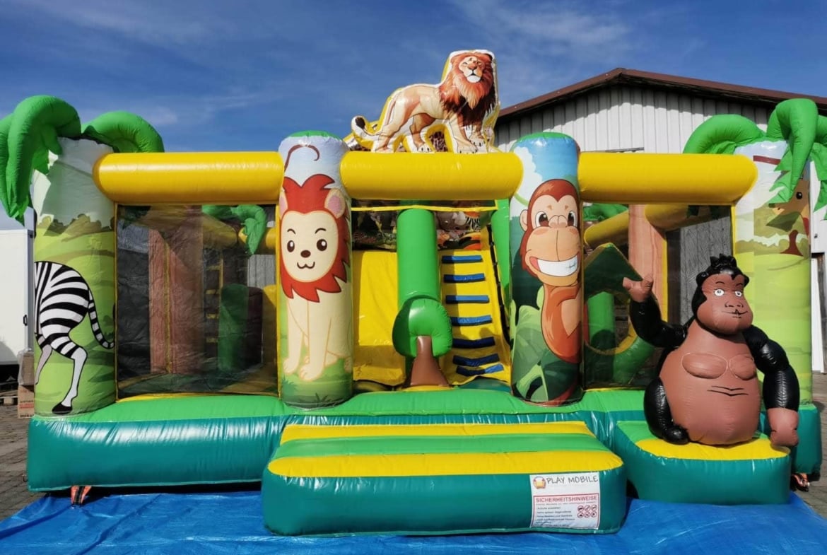 Flippy-Hopp Hüpfburg zur Hochzeit für Kinder und Erwachsene