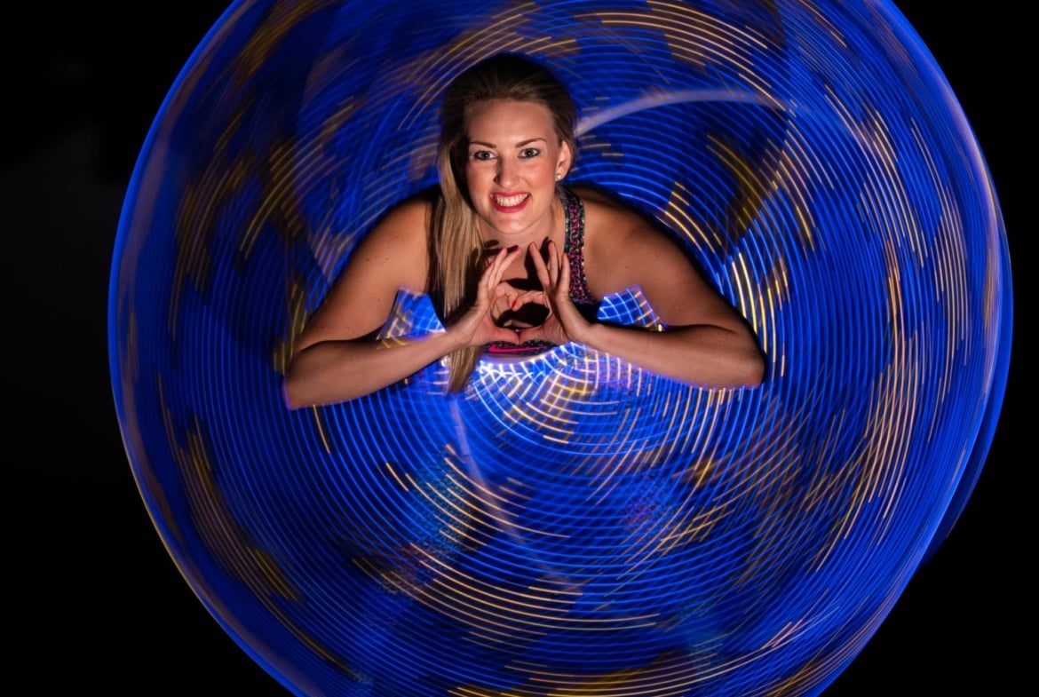 Eine unvergessliche Tanzshow mit LED Hula Hoop Reifen