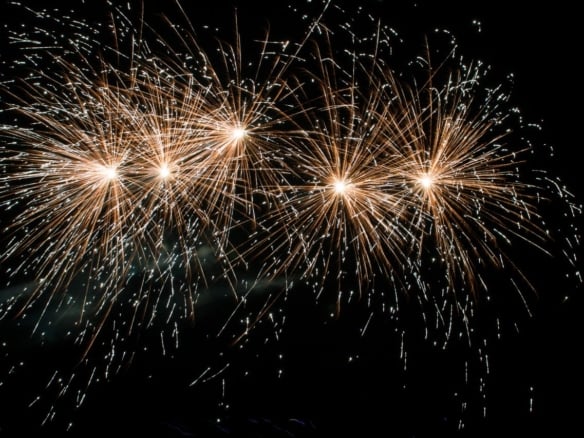 Feuerwerke und Lichterbilder