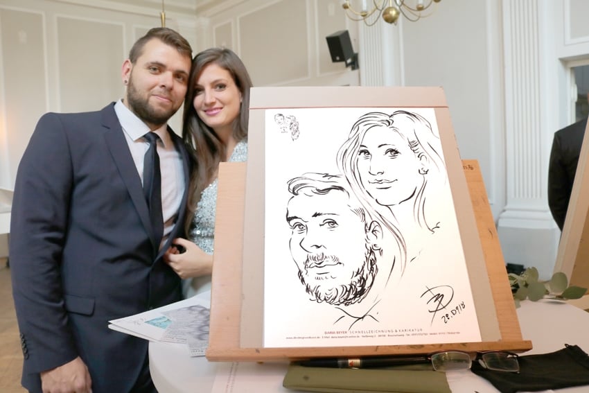 Schnellzeichnung und Karikatur für Ihre Events!