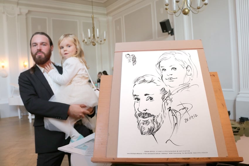 Schnellzeichnung und Karikatur für Ihre Events!