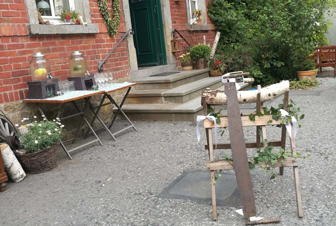 Hochzeit im Grünem