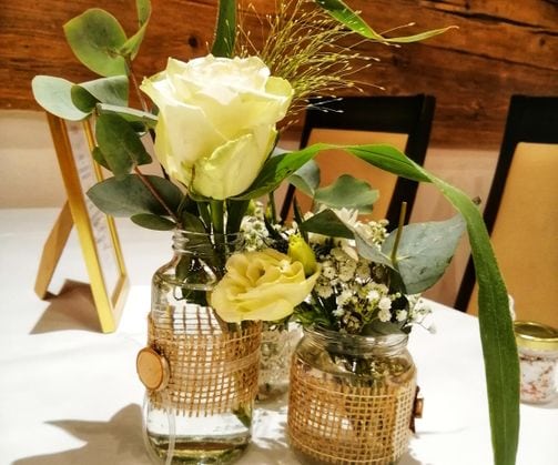 Floristische Ausstattung vom Standesamt, Kirche und Location