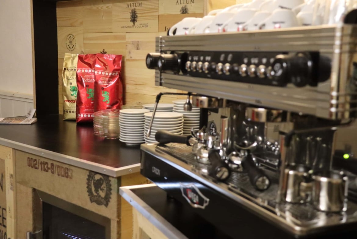 mobile Wein- und Kaffeebar