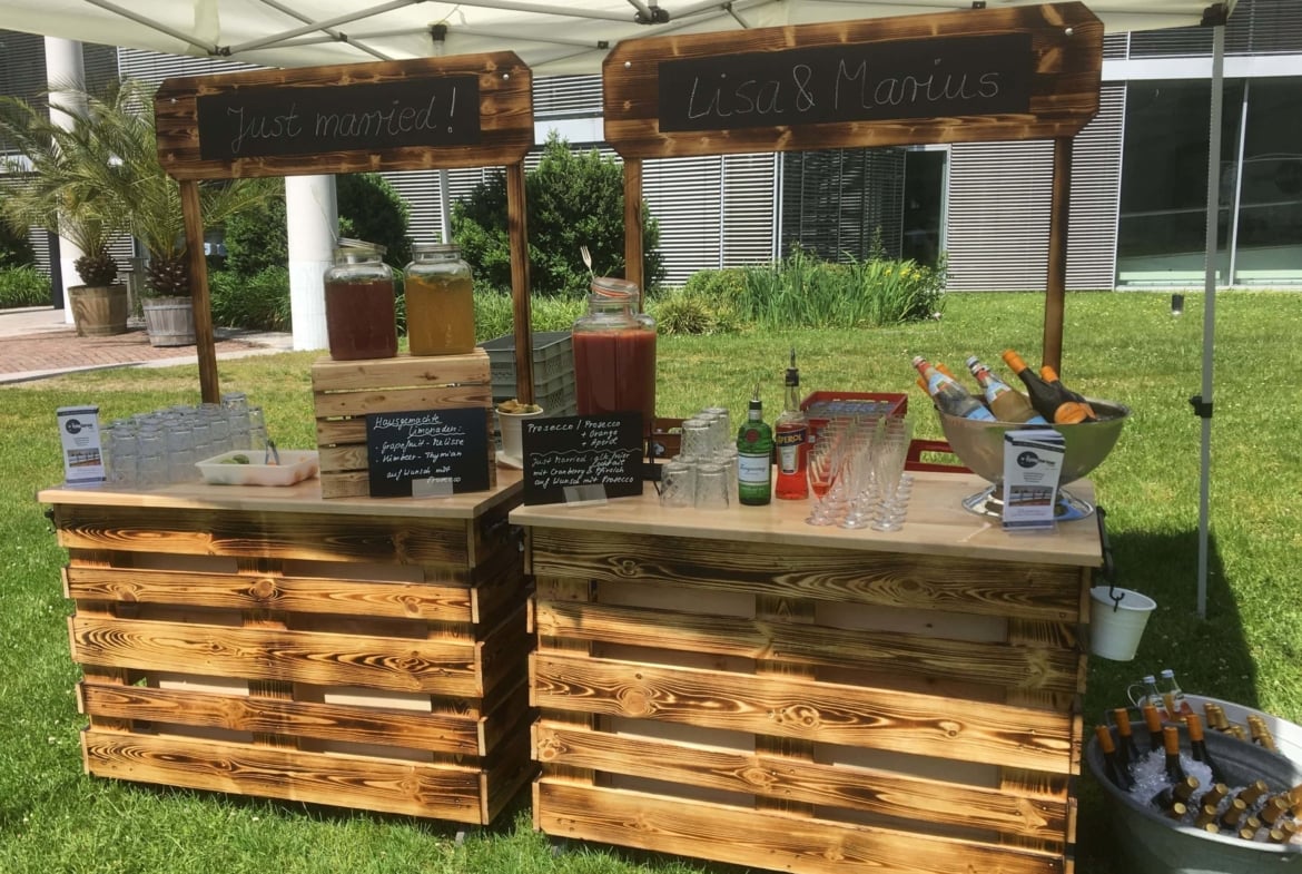Oldtimer-Ape für Ihre Feier als Empfangs- oder Cocktailbar
