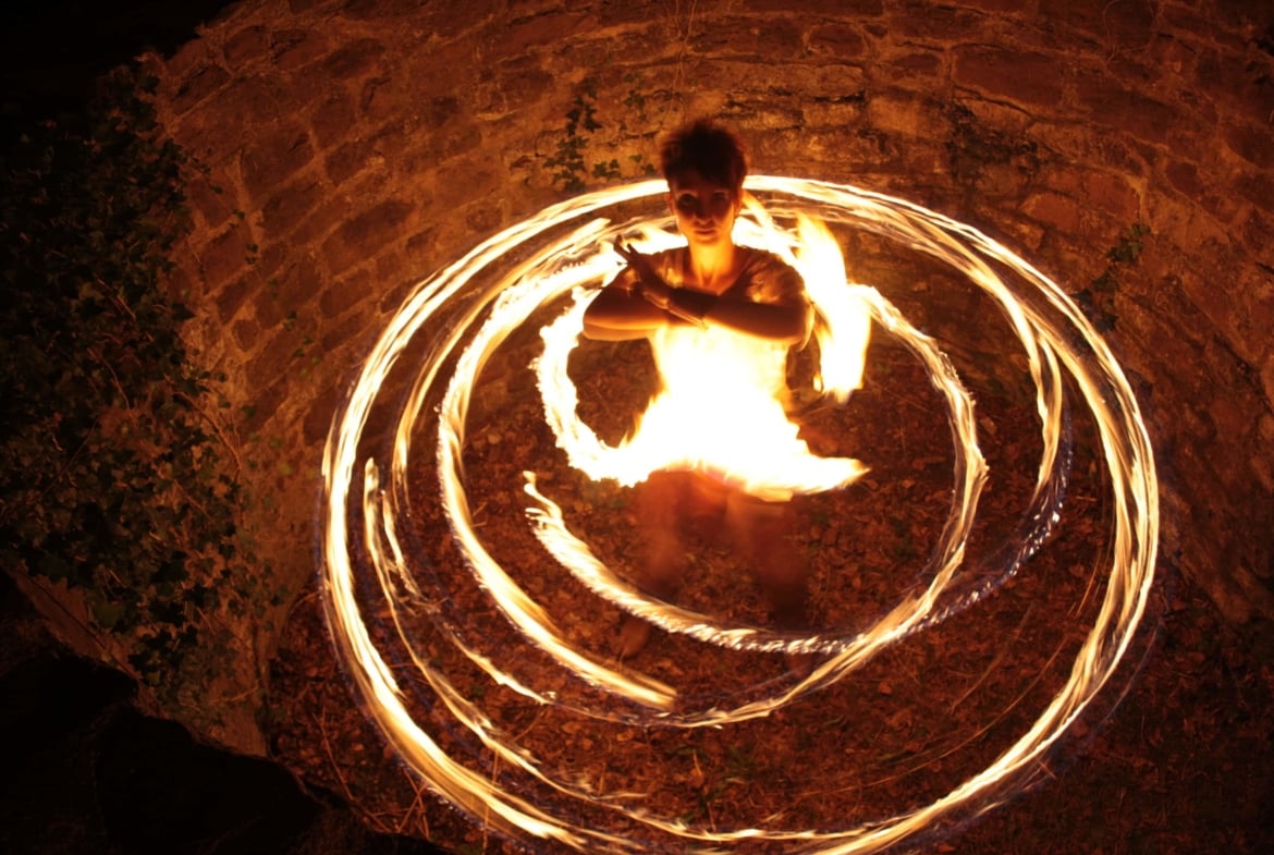 Hochzeits-Feuershow, LED Show, Stelzenlauf, Kinderschminken
