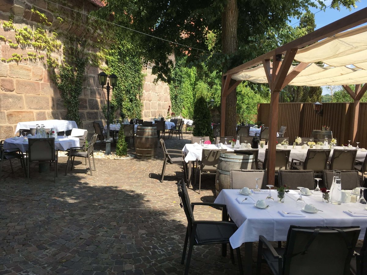 Hochzeit direkt neben der Wehrkirche St. Georg in Nürnberg