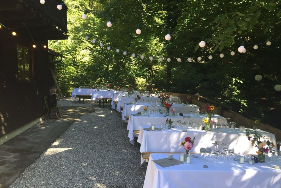 Hochzeit im Projekt Draussen
