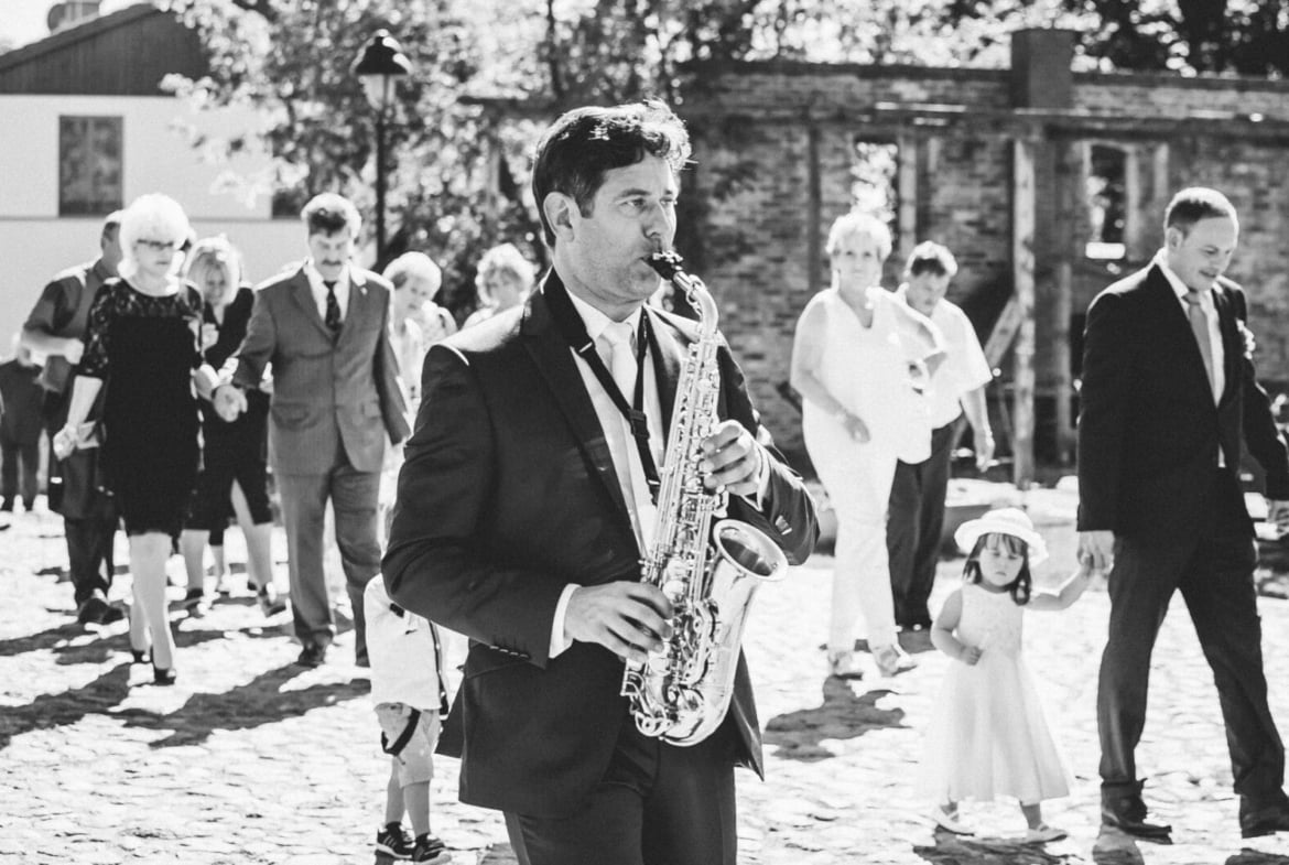 Saxophonist zur Hochzeit