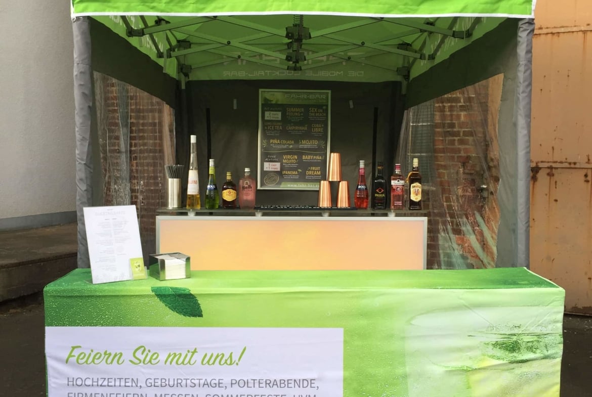 FAHR- BAR die mobile Cocktailbar