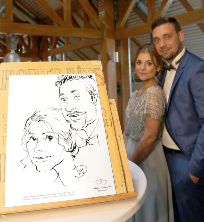 Schnellzeichnung und Karikatur für Ihre Events!
