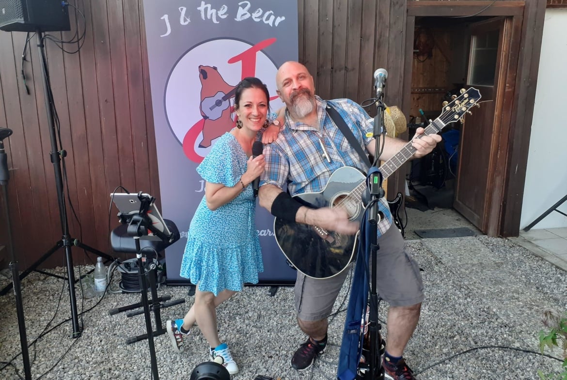 Live Duo J&theBear für Trauung, Sektempfang & Party um Ulm