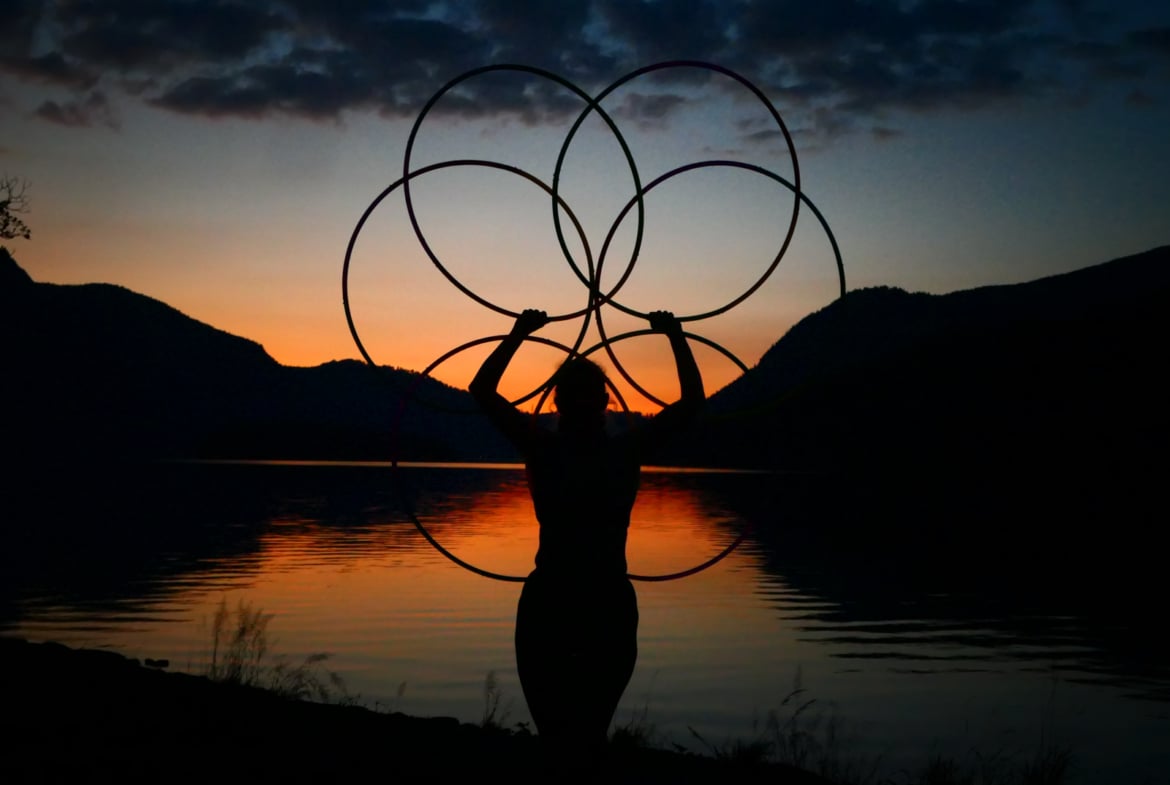 LED SHOW Hula Hoop Hochzeit Event Geburtstag Firmenfeier