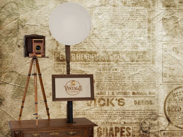Vintage-Fotobox für Hochzeiten & mehr im Raum Leipzig
