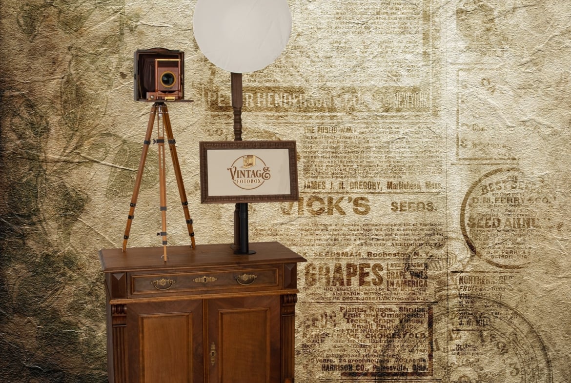 Vintage-Fotobox für Hochzeiten & mehr im Raum Leipzig