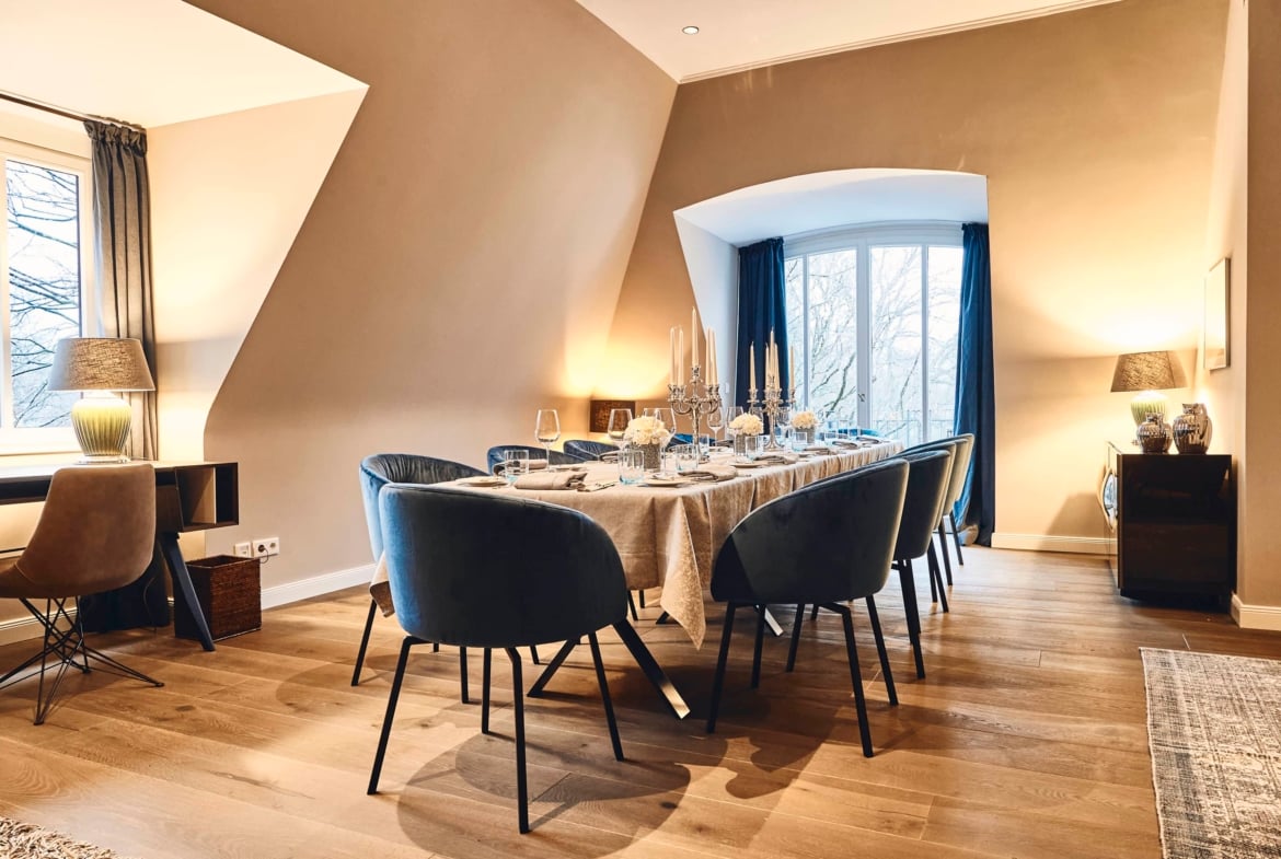 Hochzeitsfeier in wunderschöner Villa