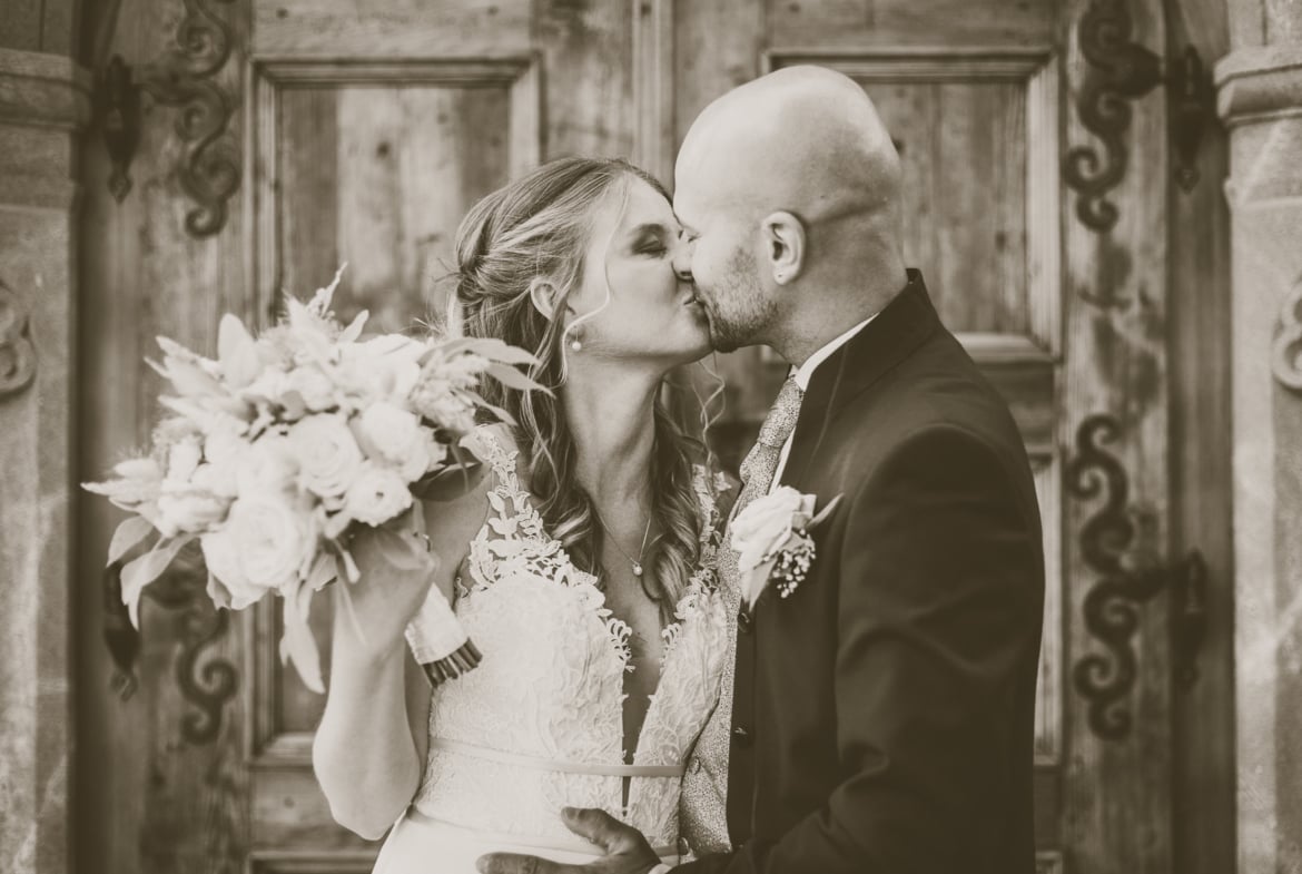 Hochzeitsfotografie mit Herz