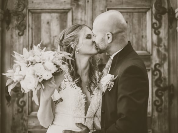 Hochzeitsfotografie mit Herz