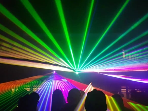 Lasershow zur Hochzeit