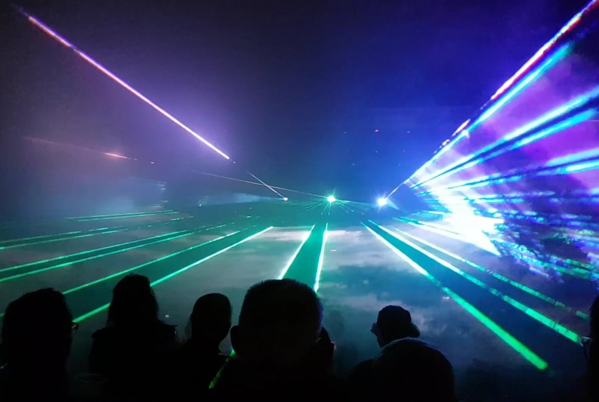Lasershow zur Hochzeit