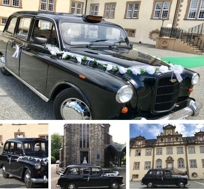 Hochzeitsauto in weiss Princess-Rolls Royce mit Driver oder Fotografen