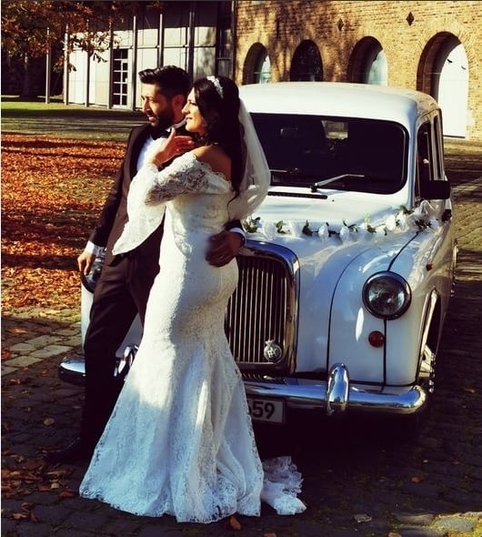 Hochzeitsauto in weiss Princess-Rolls Royce mit Driver oder Fotografen
