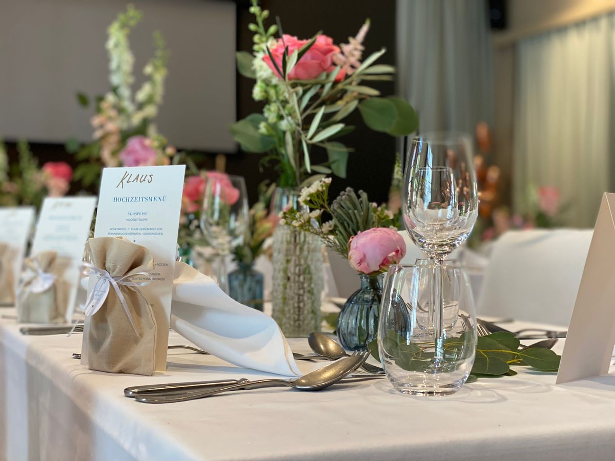 Tischdekoration Hochzeit