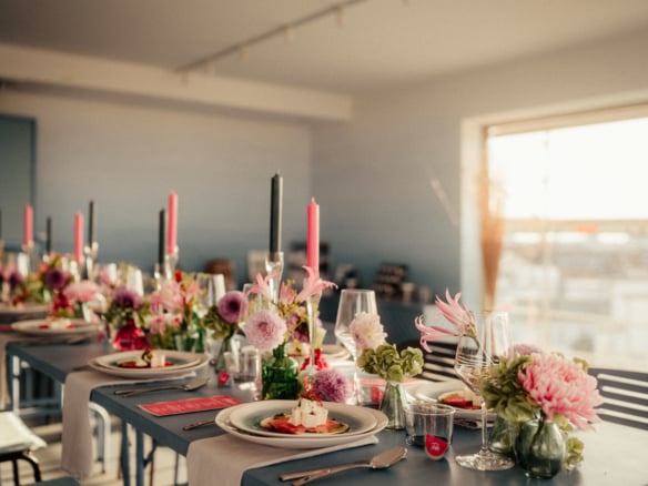 Heiraten am Eisbach mit wunderschöner Dachterrasse
