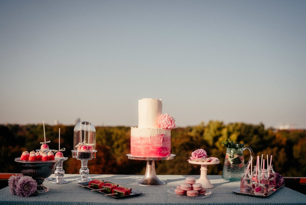 Heiraten am Eisbach mit wunderschöner Dachterrasse