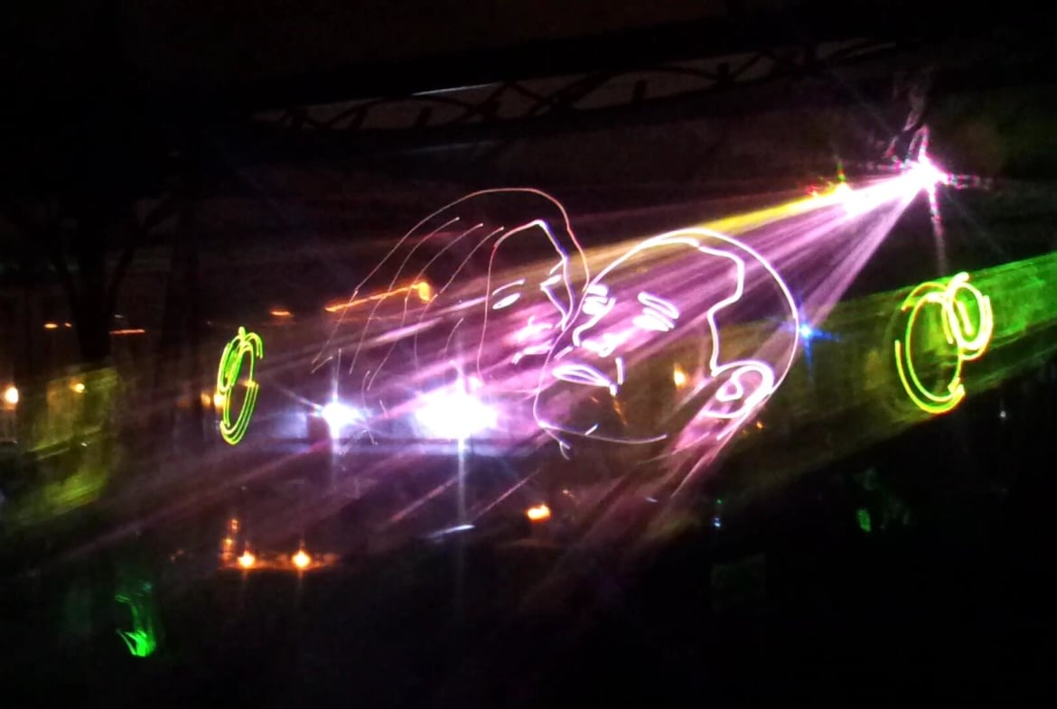 Lasershow zur Hochzeit