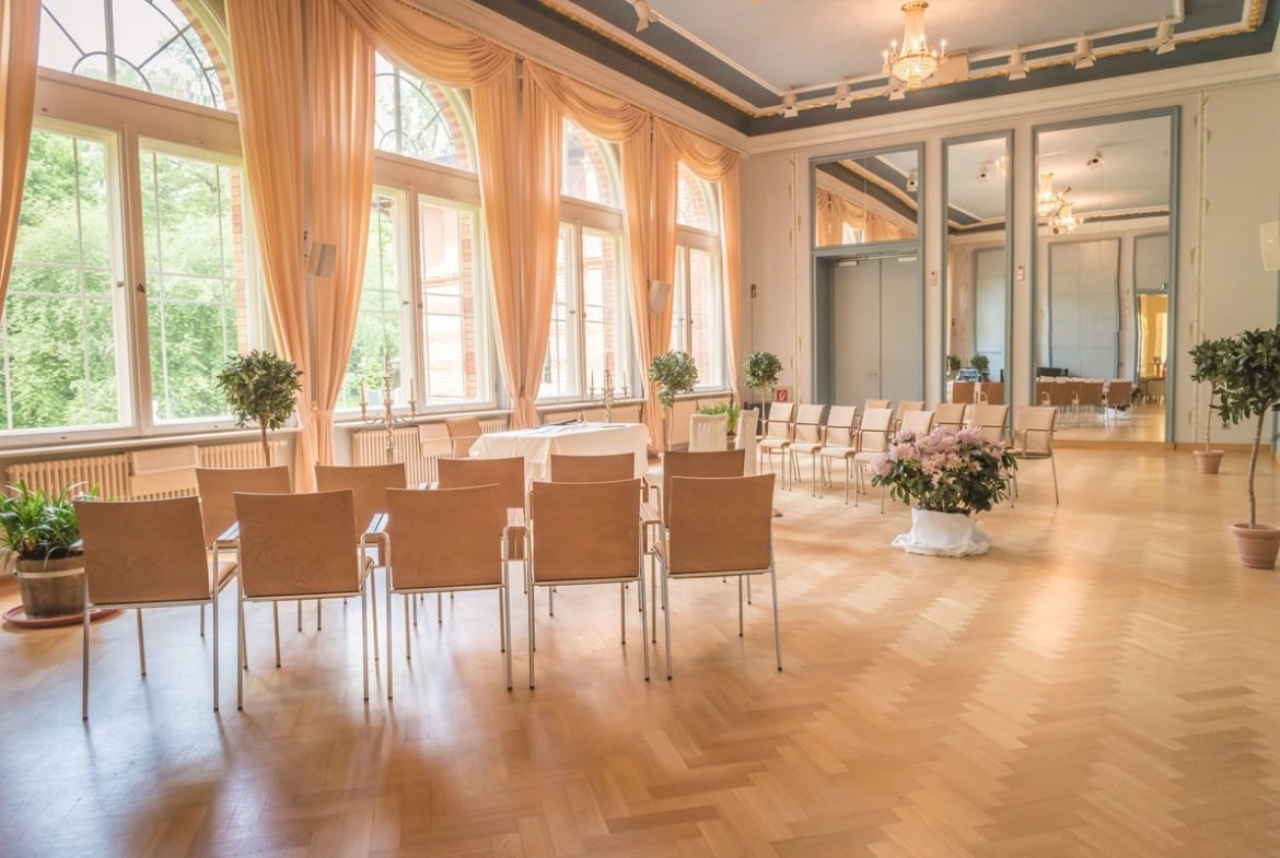 Hochzeit im Blauen Saal des Königlichen Kurhauses Bad Elster