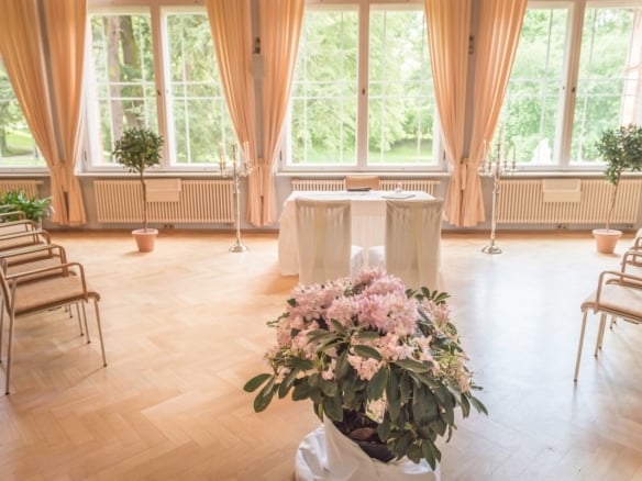 Hochzeit im Blauen Saal des Königlichen Kurhauses Bad Elster