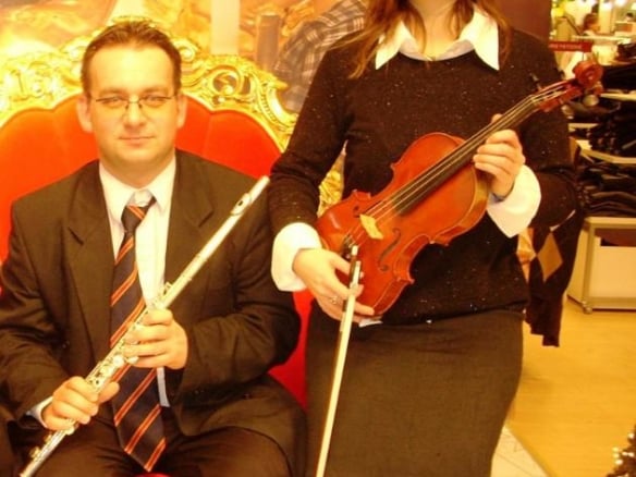 Classic violin spielt Pachelbel, Ave, Air, Hochzeitsmarsch..