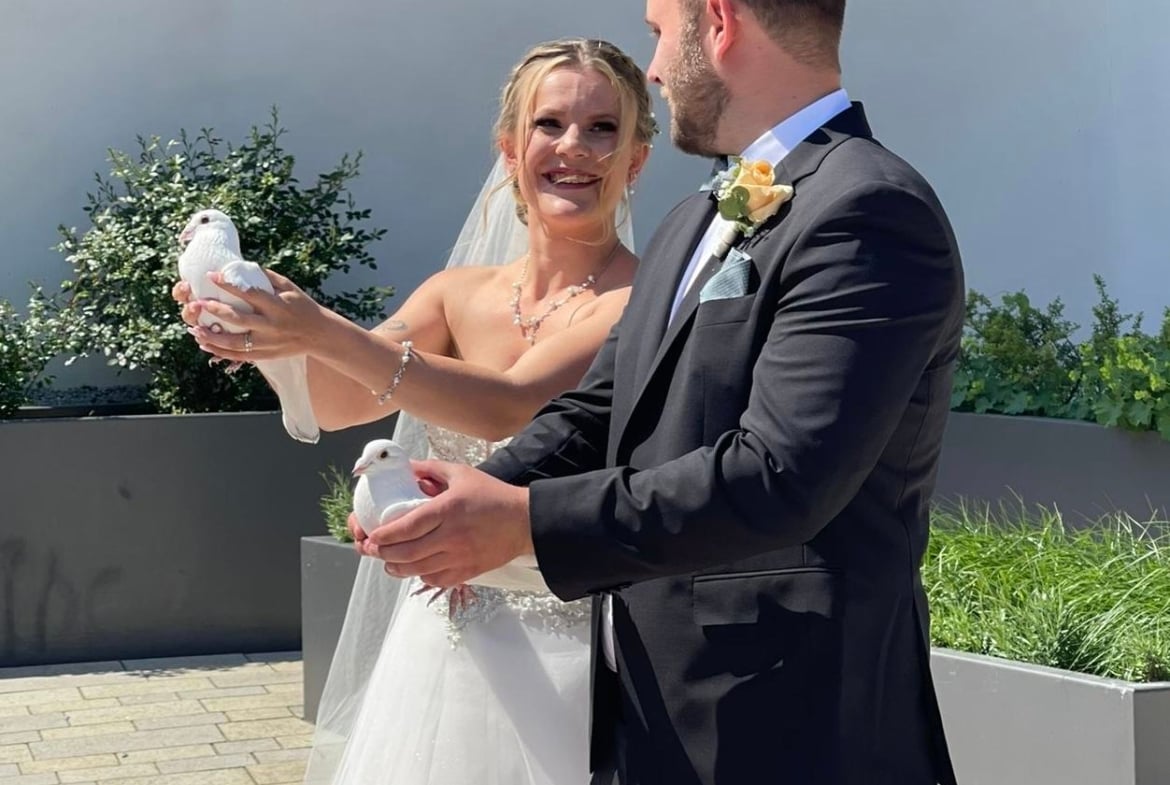Hochzeitstauben in München/Erding und Umgebung