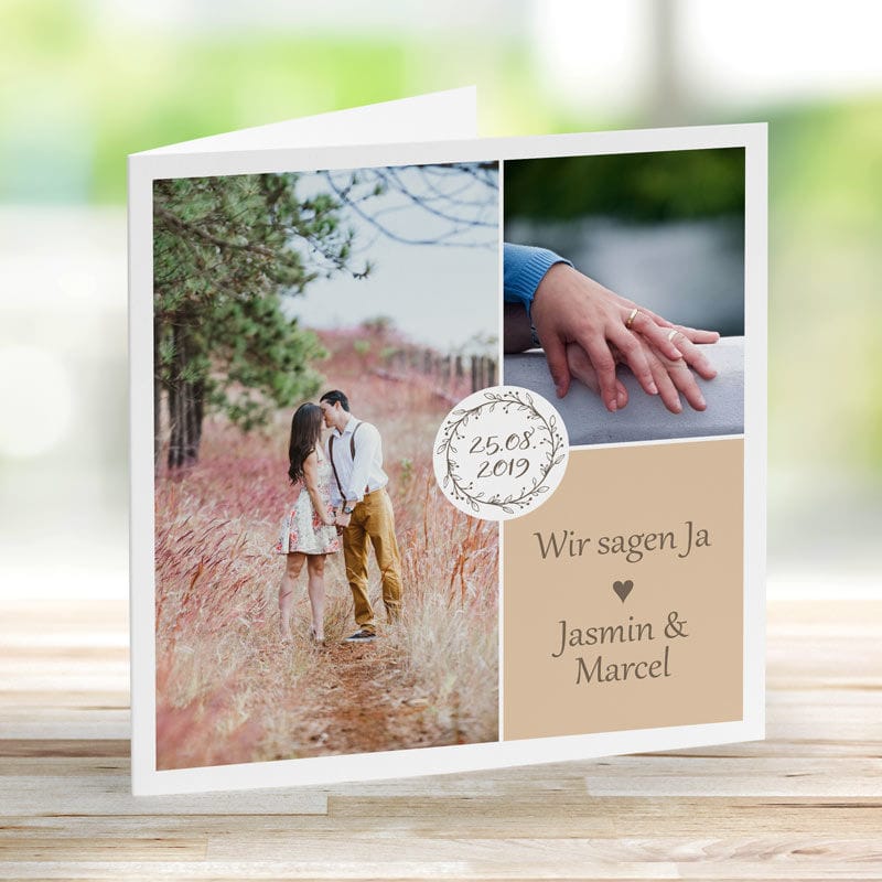 Einladungskarte Hochzeit Vintage Dreams
