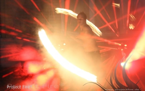 Project Fire Hochzeit Feuershow