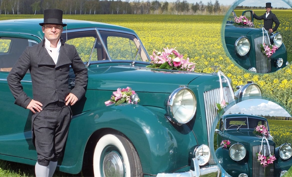 Oldtimer-Miete mit Chauffeuer