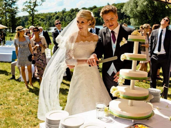 Romantisch Heiraten am See auf dem Landgut Stober