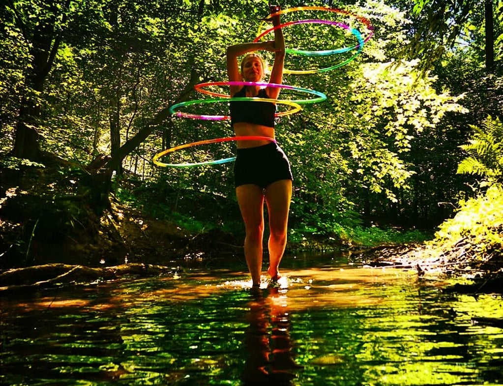 LED SHOW Hula Hoop Hochzeit Event Geburtstag Firmenfeier